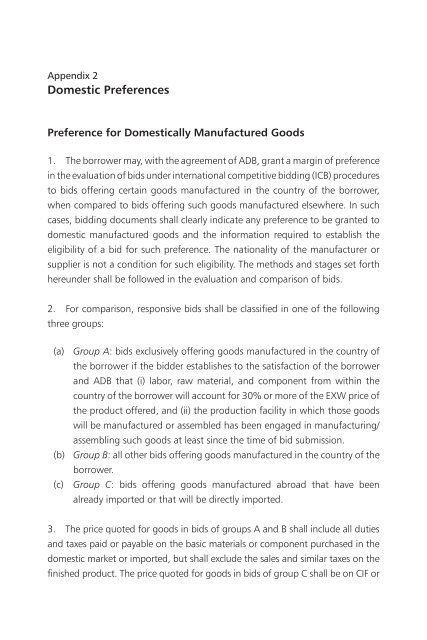 Procurement Guidelines