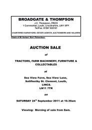 view Farm Machinery Sale Catalogue (pdf) - Perkins, George ...