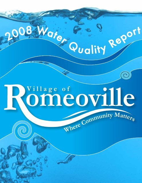 2008 Water Quality Report - Village of Romeoville