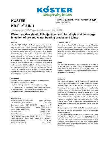 KÖSTER KB-Pur 2 IN 1