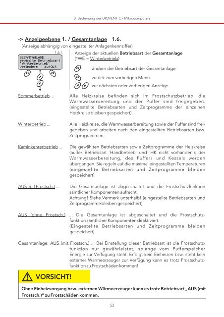 Bedienungsanleitung Biovent C - Eder