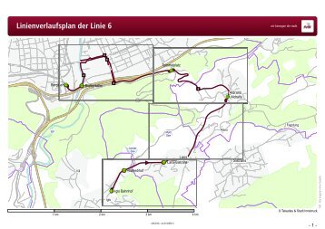 Linienverlaufsplan der Linie 6