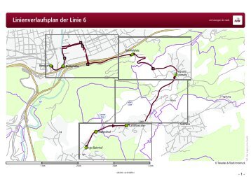 Linienverlaufsplan der Linie 6