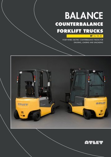 COUNTERBALANCE FORKLIFT TRUCKS -  BUW Stapler