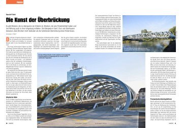 Die Kunst der Überbrückung - Stahlbau Zentrum Schweiz