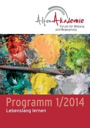Programm der AltenAkademie - AltenAkademie Dortmund