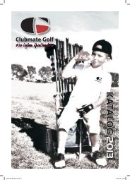 Finaler Katalog Clubmate 2013 - Clubmate Golf