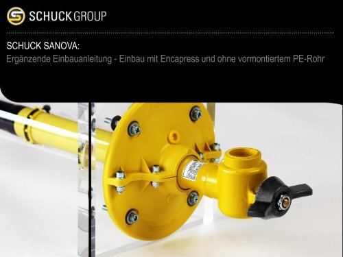 Einbau Sanierungskapsel Sanova - HEIN-RST GmbH
