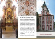 Flyer Klosterkirche - Kloster Speinshart