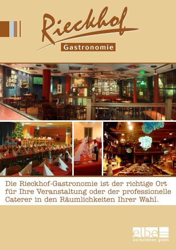 Angebote der Rieckhof Gastronomie