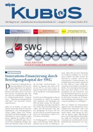 Ausgabe 7 - Sommer 2013 - SIKB | Saarländische ...