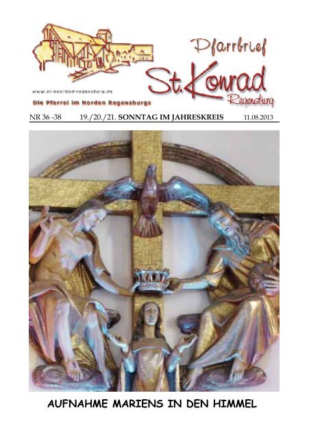 Ausgabe Nr. 36/37/38 vom 11.08.2013 - Pfarrei Sankt Konrad ...