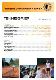 Tennisbrief März 2013 - Tennisclub 