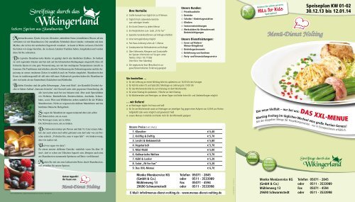 Wikingerland - Menke Menue