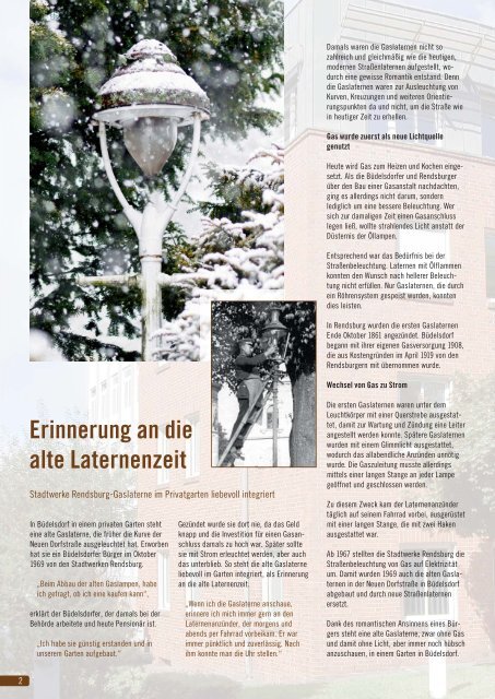 Ausgabe 1/2013 - Stadtwerke Rendsburg