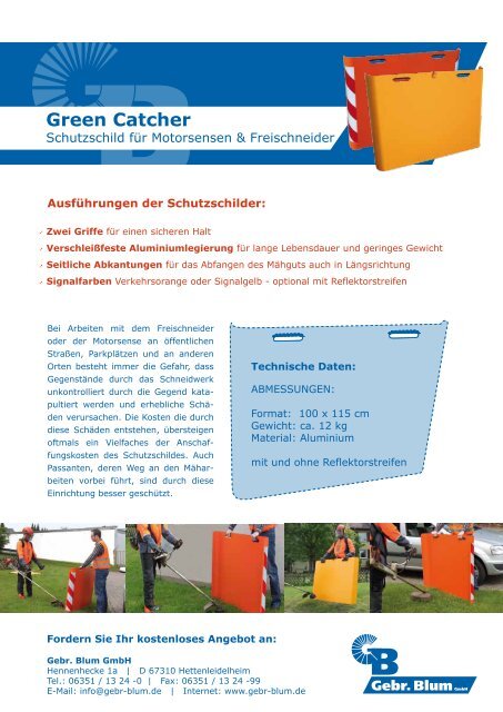 Green Catcher - Gebr. Blum GmbH