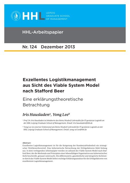 Deckblatt AP 124.indd - HHL