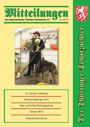 Mitteilungen 2/2013 - Landesverband Thüringer Schafzüchter eV