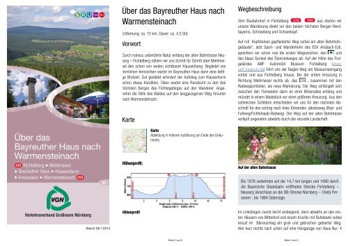 Uber Das Bayreuther Haus Nach Warmensteinach Vgn