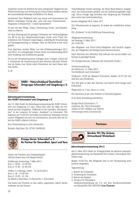 Mitteilungsblatt KW 9/2013 - Gemeinde Winterbach