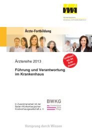 Programm der Seminarreihe - Württembergische Verwaltungs