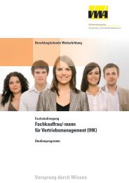 Fachkaufmann für Vertriebsmanagement (IHK) - Württembergische ...