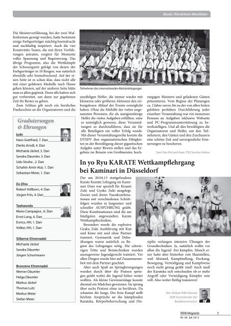 Nr. 60 - Deutsches Dan-Kollegium