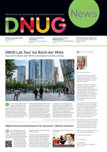 DNUG Lab Tour ins Reich der Mitte