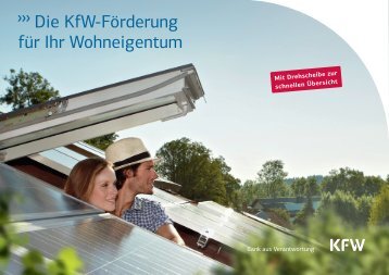 Die KfW-Förderung für Ihr Wohneigentum