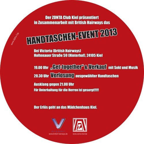 handtaschen- event - Autonomes Mädchenhaus Kiel