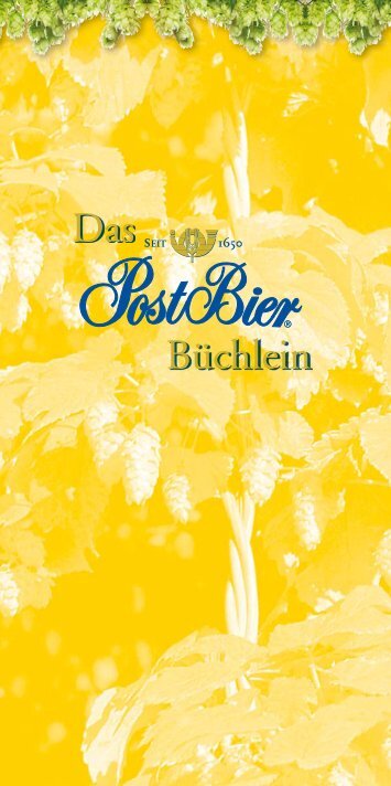 Büchlein Das - Post Brauerei Weiler im Allgäu