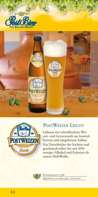 Büchlein Das - Post Brauerei Weiler im Allgäu