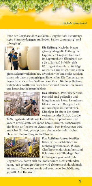 Büchlein Das - Post Brauerei Weiler im Allgäu