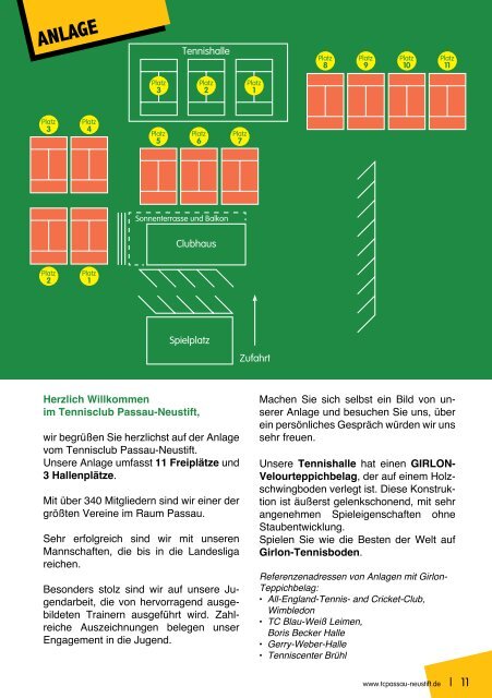 Vereinsheft 2013 als PDF - Tennis-Club Passau-Neustift e.V.