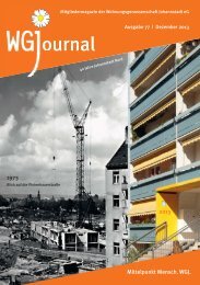 ournal - Wohnungsgenossenschaft Johannstadt eG