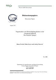 Organisation von Wertschöpfungsketten in der ... - AgEcon Search