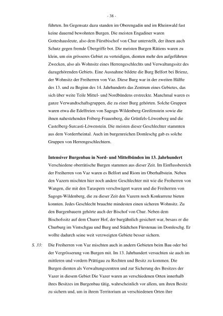 2013-Die Freiherren von Vaz und ihre Zeit - Burgenverein Untervaz