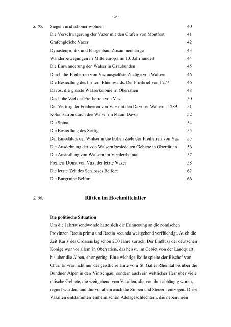 2013-Die Freiherren von Vaz und ihre Zeit - Burgenverein Untervaz