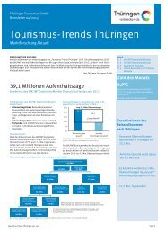 Marktforschungs-Newsletter 04/ 2013 - Thüringen Tourismus