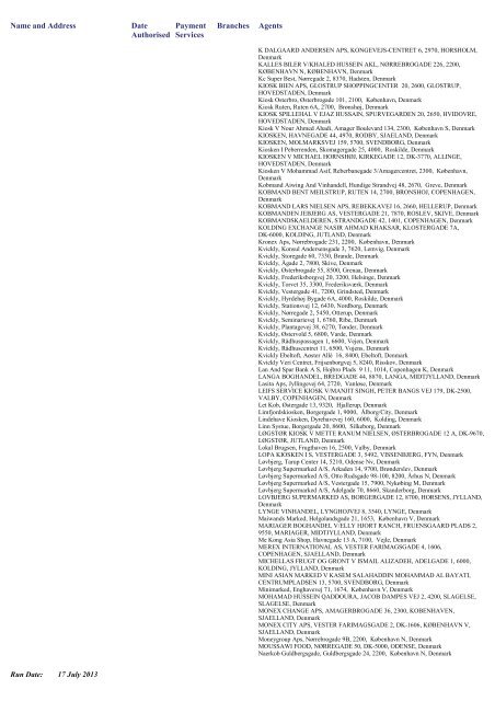 Register of Payment Institutions who have been granted an ...