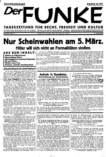 Ausgabe vom 17. Februar 1933