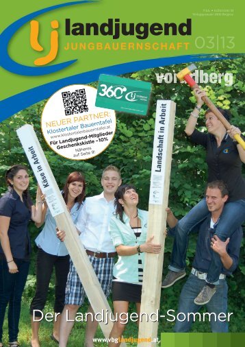 Vorarlberg - Ausgabe 03/2013 - Landjugend Österreich
