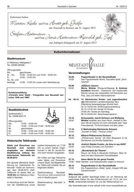 Amts - Neustadt in Sachsen