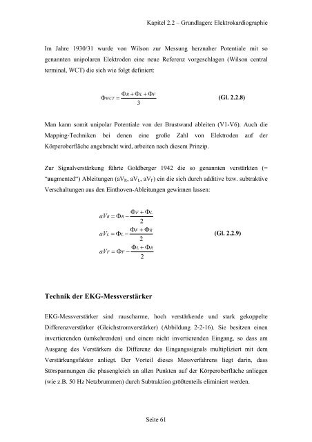 Rekonstruktion und Simulation der Ausbreitung ... - OPUS Würzburg