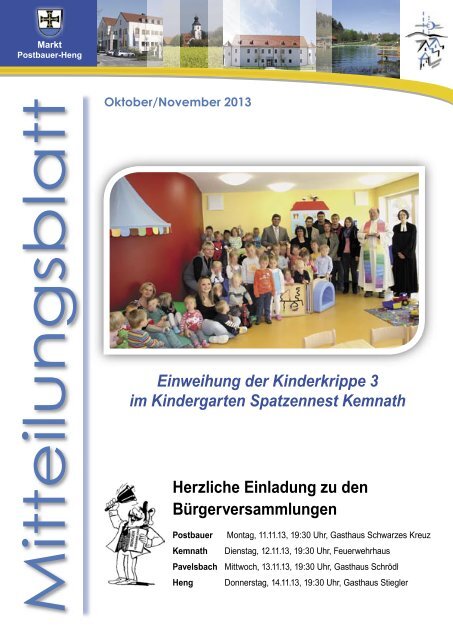 Oktober/November 2013 - Postbauer-Heng