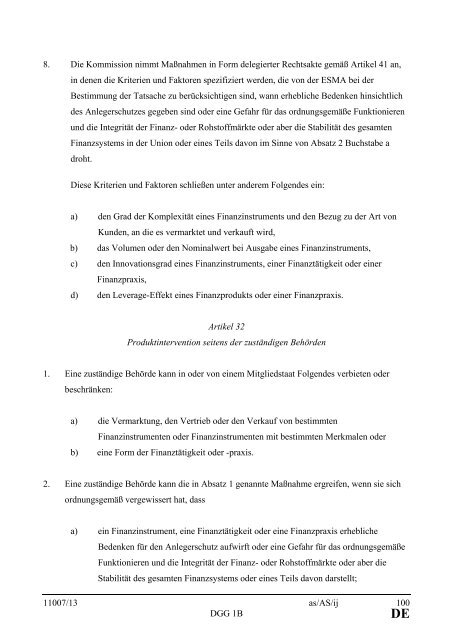 DE - Öffentliches Register der Ratsdokumente