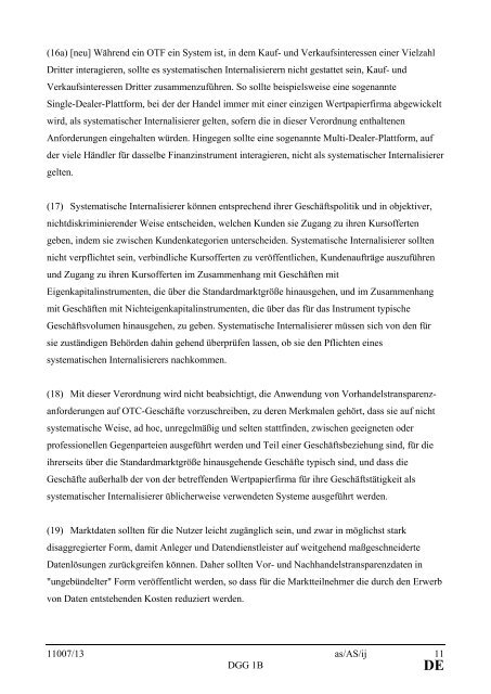 DE - Öffentliches Register der Ratsdokumente