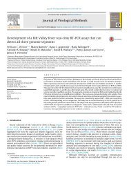 Development of a Rift Valley fever real-time RT-PCR assay that can ...