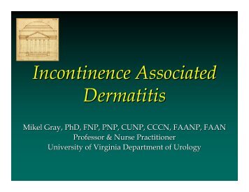 Incontinence Associated Dermatitis