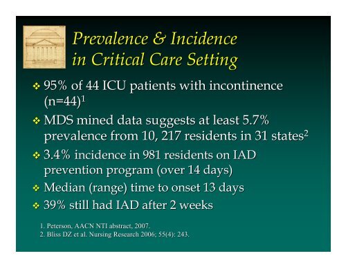 Incontinence Associated Dermatitis